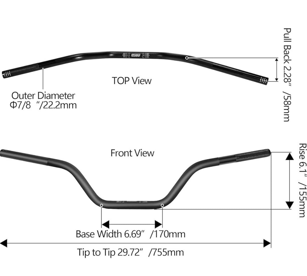Pitbike Upgraded Handlebars
