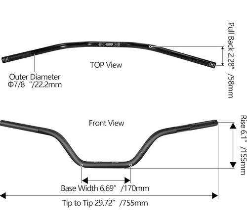 Pitbike Upgraded Handlebars
